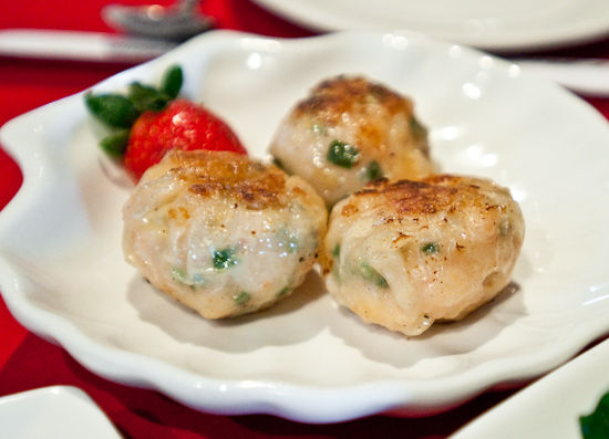 Chinatown Restaurant - Chicken and Basil Dumpling