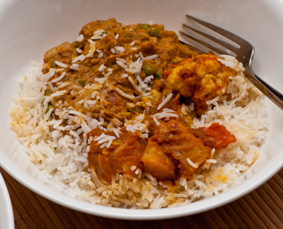 Leftover G'raj Mahal Indian Food