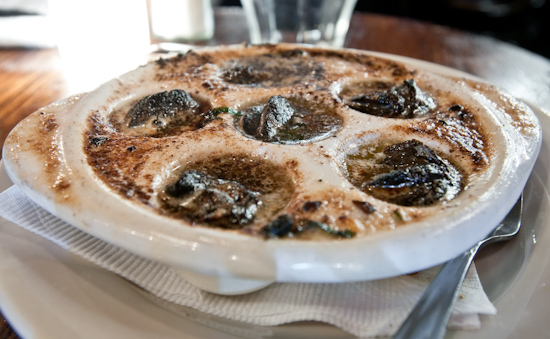 Justine's Brasserie - Escargots a la Bourguignonne