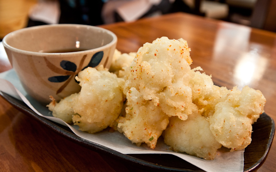 Uchi - cauliflower tempura hanna