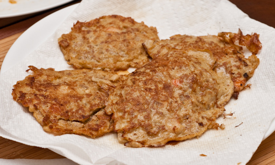 Egg and pork patties