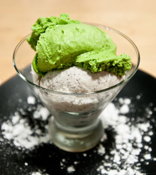 Sushi Zushi - Black Sesame and Green Tea Ice Cream