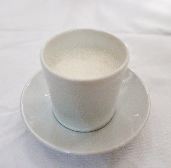 Congress - Amuse bouche of parnip custard topped with parmesan foam