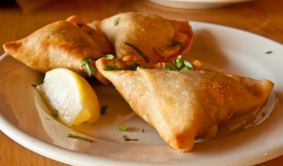 Lamb samosas