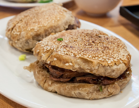 Beef with Sesame Pan Cake