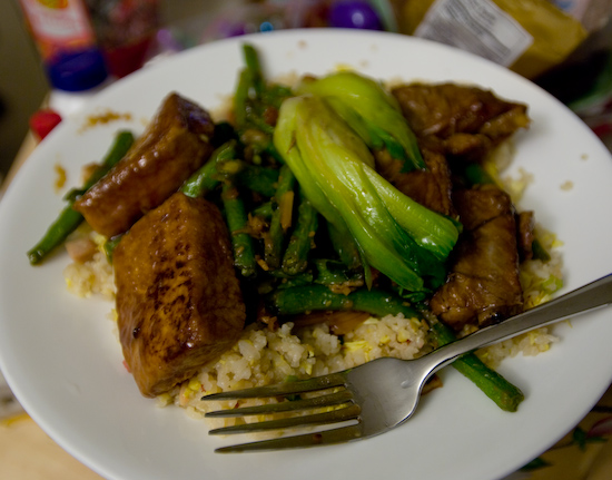 China Stix - Hunan Family Style Tofu, Shanghai Spareribs, and Green Beans