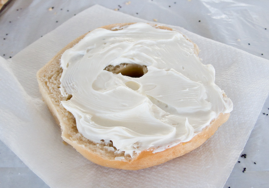 Bagel Half with Cream Cheese