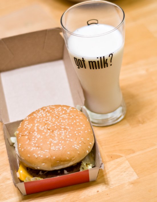 McDonald’s - Big Mac and Milk