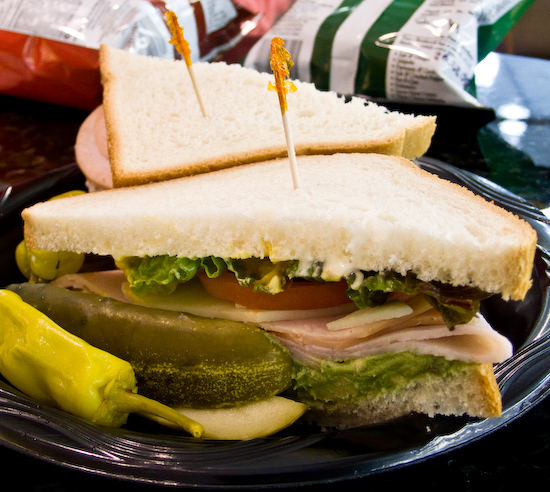 Fry’s Electronics - Turkey and Avocado sandwich