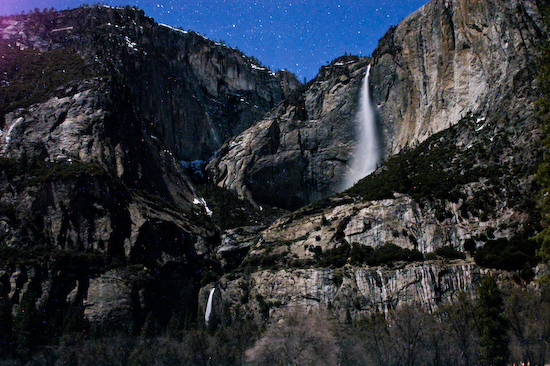 Yosemite Falls at Night (Yosemite National Park, California)