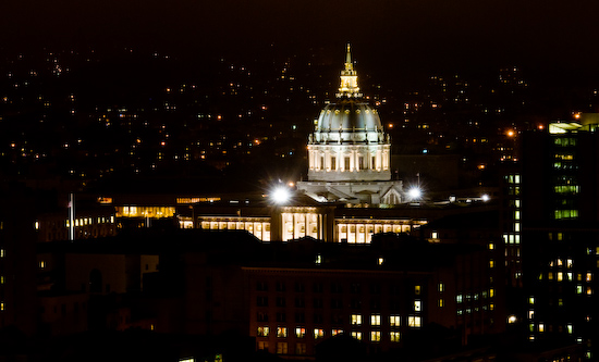 San Francisco City Hall at Night (San Francisco, California)