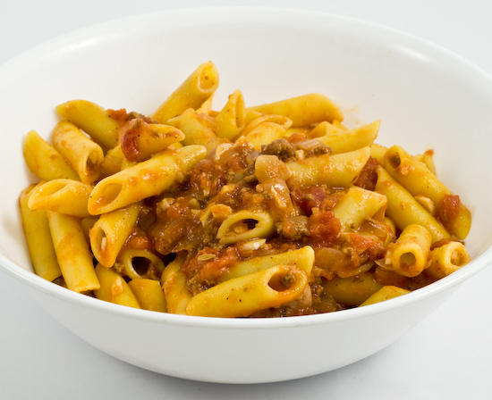 Lemon Penne in Meat Sauce
