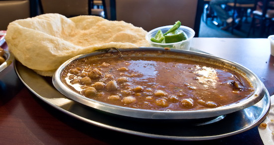 Swad Indian Vegetarian Restaurant - Chole Bhature