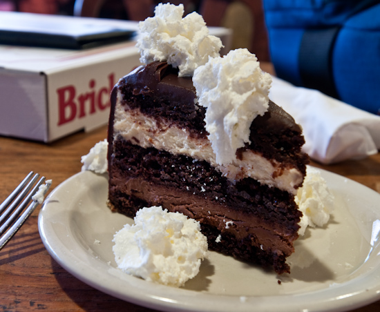 Brick Oven - White and Dark Chocolate Mousse Cake