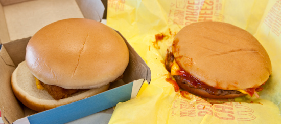 McDonald’s - Filet-o-Fish, Cheeseburger