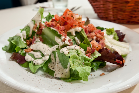 Bordeaux’s - House Salad with Pesto Ranch