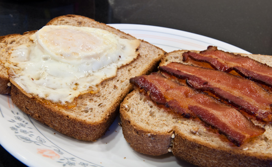 Egg and Bacon Sandwich