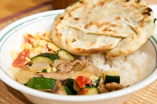 Leftover stir fry
