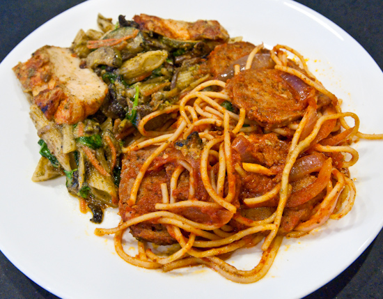 Leftover pasta