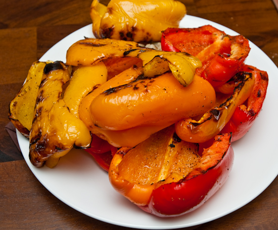 Grilled Sweet Bell Peppers