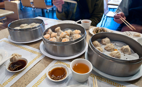 Din Tai Fung - Shaomai, Fish Dumplings, and Xiaolong bao