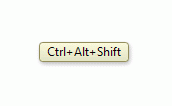 Ctrl Alt Shift Popup