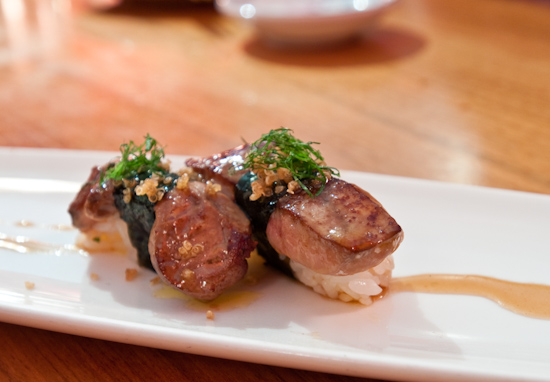 Uchi - Foie gras nigiri