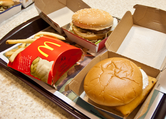 McDonald's - Big Mac, Filet-o-Fish, and French Fries