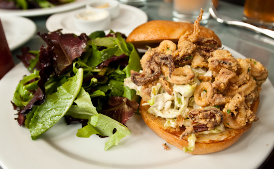 Serpentine - Crispy Calamari Sandwich
