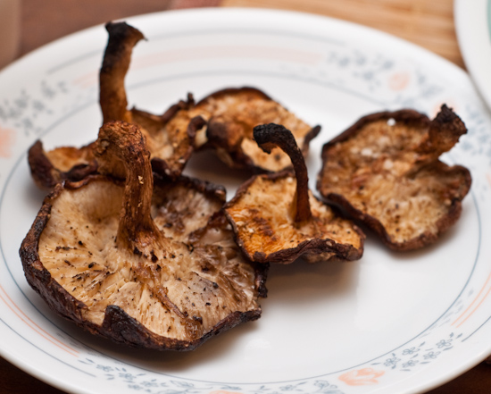 Grilled Shiitake Mushrooms