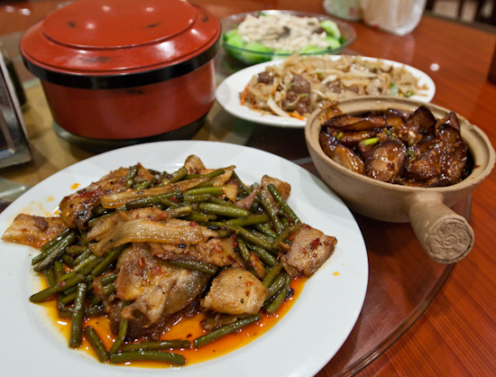 Asia Cafe - Twice Cooked Pork, Eggplant with Pork