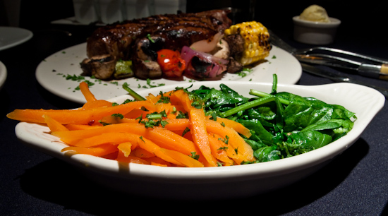 Austin Land & Cattle Company - Side of Sauteed Spinach and Julienned Carrots