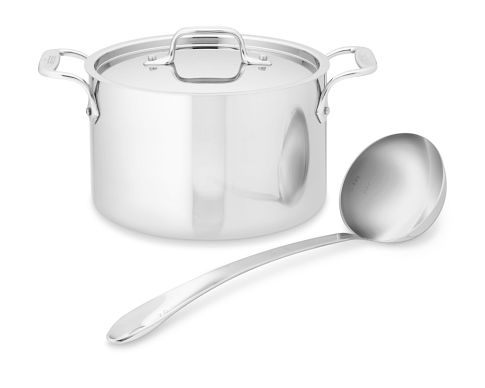 All-Clad Tri-Ply Stainless-Steel Soup Pot 4-Qt.