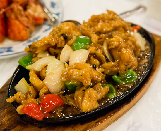 Sizzling Chicken with Black Bean Sauce