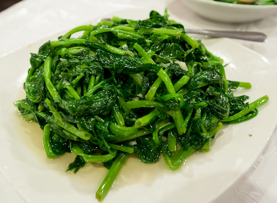 Water Spinach Sauteed with Garlic