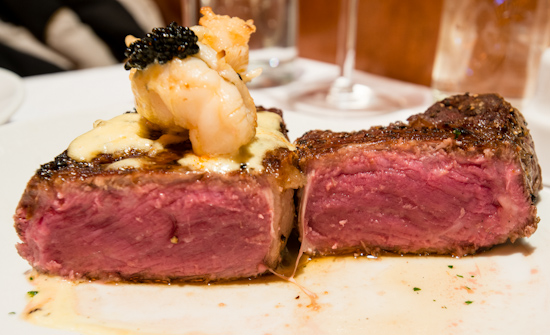 New York Strip Steak Cooked Rare